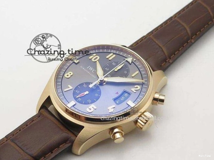 MIROTIME 0329 Pilot Chrono RG 3878 ZF Best Edition Grey Dial On Brown Leather Strap A UrbanChic 7330